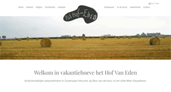 Desktop Screenshot of hethofvaneden.be
